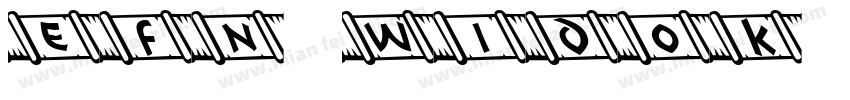 EFN Widok Regular字体转换